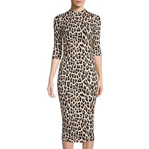 ALICE + OLIVIA Leopard Bodycon Dress (6)